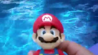 Mario and friends go swimming