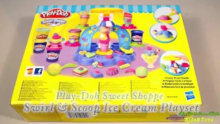 Play-Doh Swirl & Scoop Ice Cream Playdoh Plus Sweet Shoppe Playdough