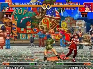 KOFシリーズ　レオナの超必殺技　　KOF Leona super finisher