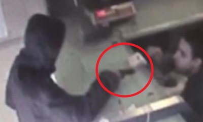 Beykoz'da PTT soygunu kamerada