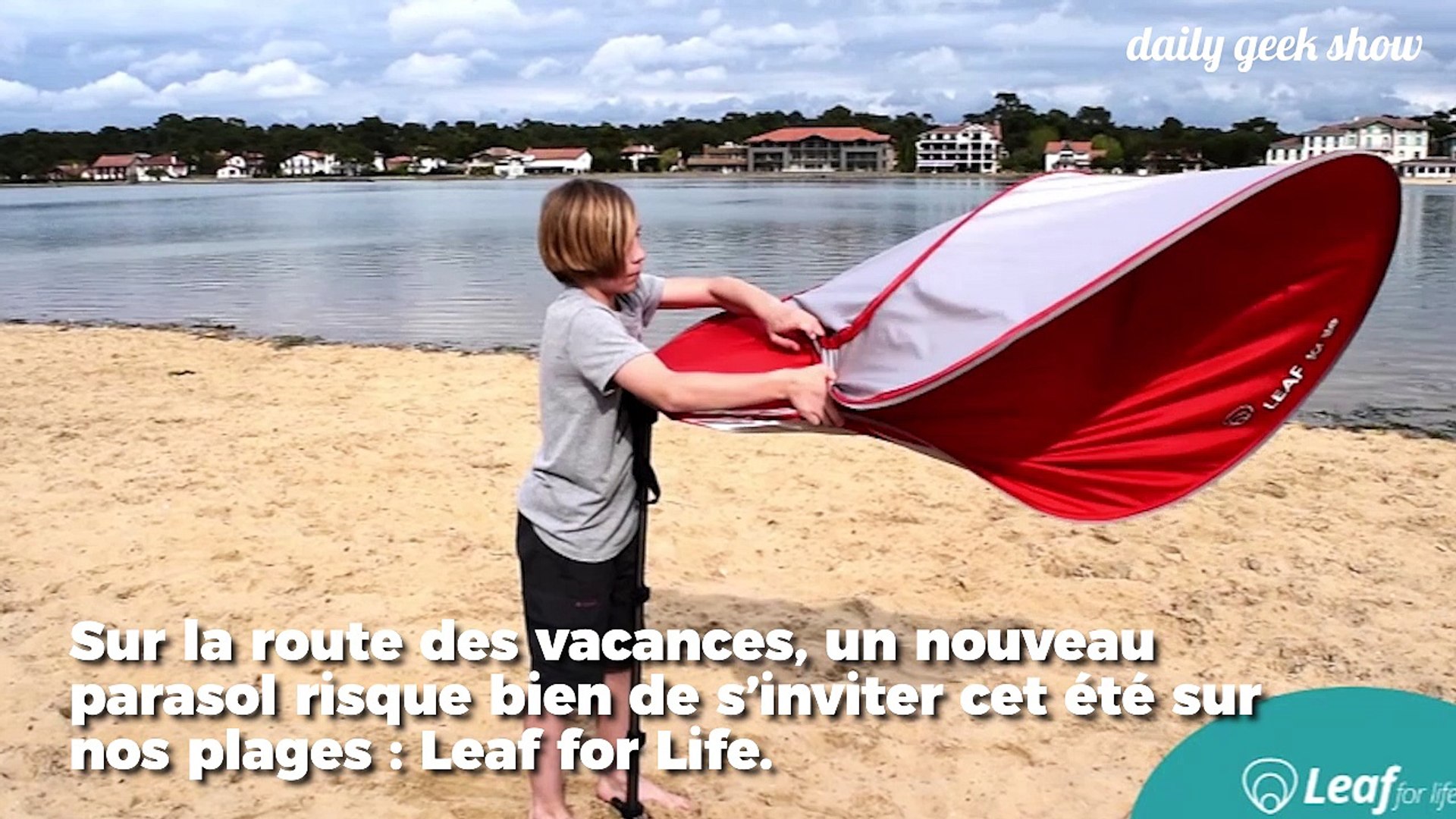 Un parasol nouvelle génération inventé par des Français - Vidéo Dailymotion