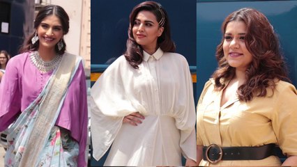 Sonam Kapoor, Swara Bhasker, Shikha Talsania Promote Veere Di Wedding A Day Before It's Release