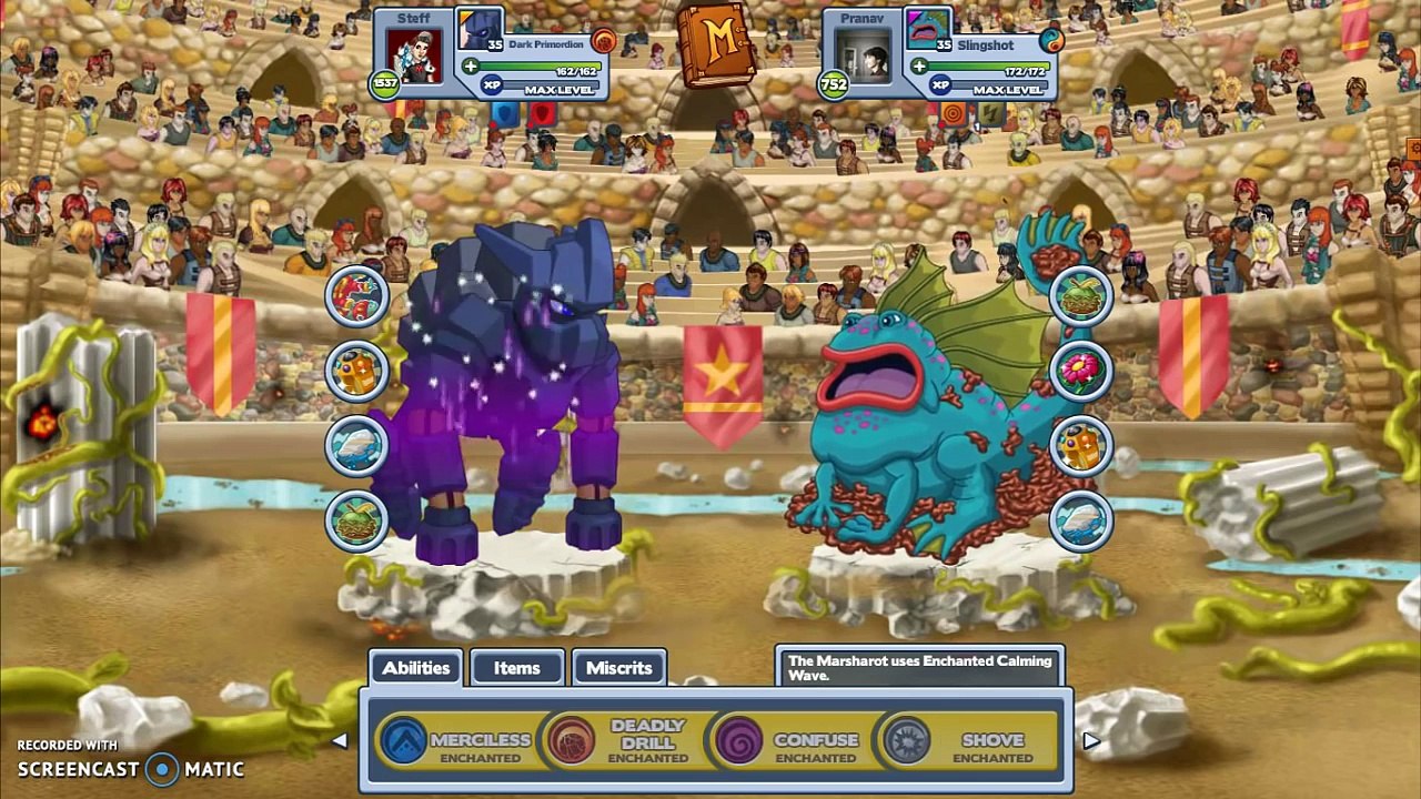 Miscrits Showdown #51: Dark Gog vs. Mudsling