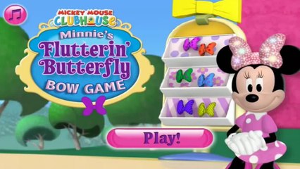 Minnies Flutterin Butterfly Bow - Mickey Mouse Clubhouse Game for Kids
