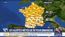 Y aura-t-il de nouveau des orages ce week-end ?