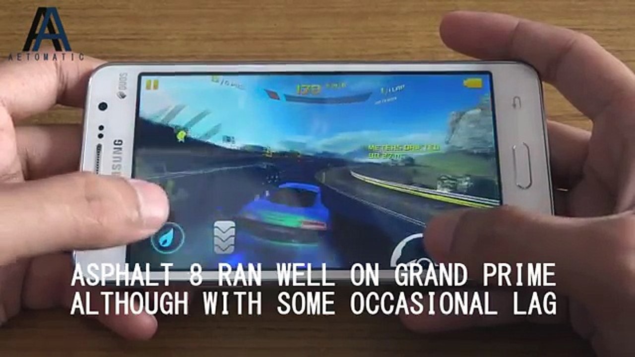 Samsung Galaxy Grand Prime Gaming Performance