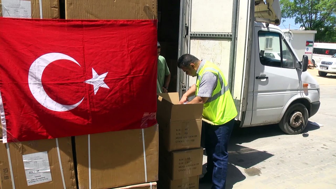TİKA'dan Gazze'ye ilaç ve tıbbi malzeme desteği...
