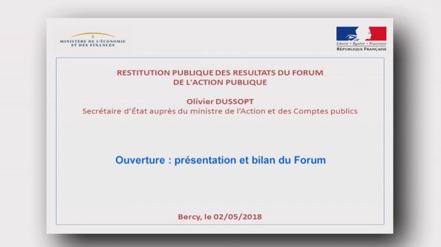 2 mai 2018 : Restitution nationale du Forum de l'Action publique - Présentation et bilan du Forum de l'Action Publique