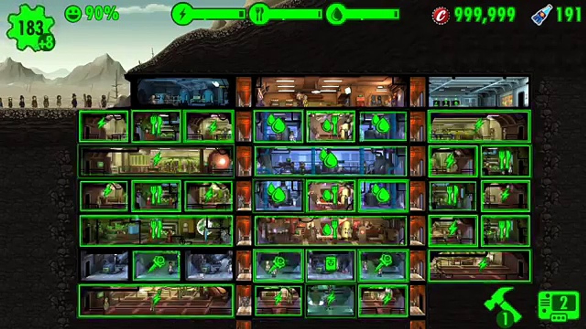 slids Uhyggelig Sammenbrud Fallout Shelter 1.8 Update: Fion Room Themes and Theme Workshop -  Dailymotion Video