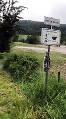 La Berwinne sort de son lit à Dalhem