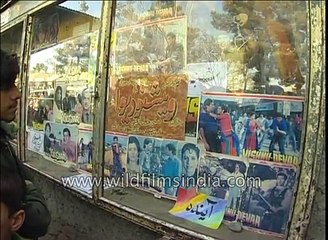 Afghanistan loves Bollywood song and dance films- see posters all over Kabul