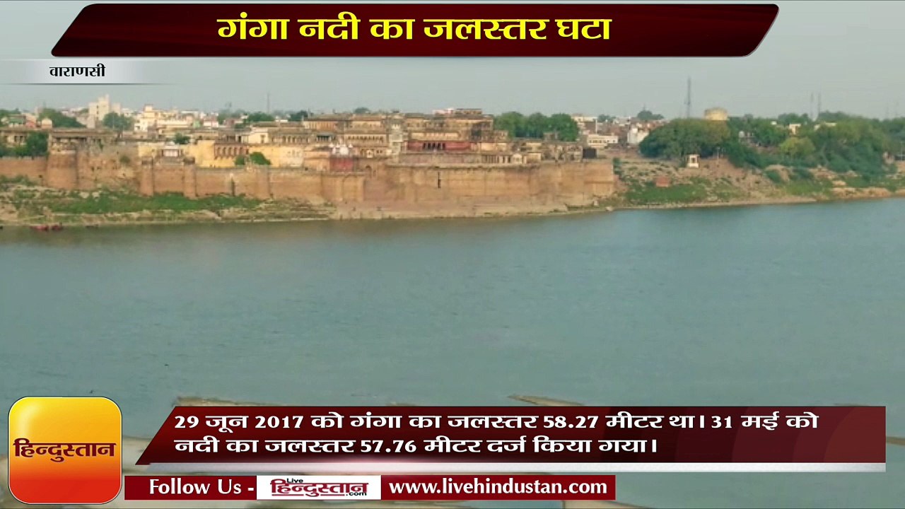 The Ganga's  water level and pollution levels have been worrisome for years
