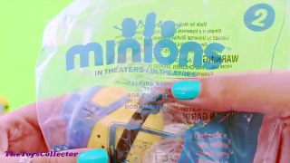 MINIONS MOVIE new McDonalds Happy Meal Toys - NEW Talking and Singing Minions Full Set Part 1
