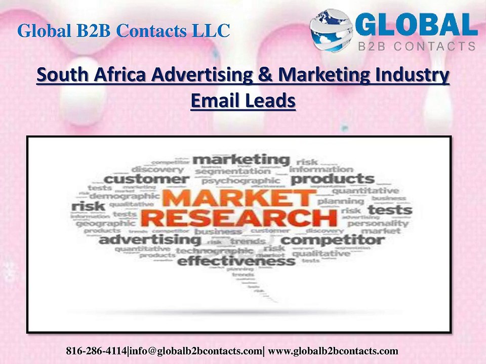 South Africa Advertising & Marketing Industry Email Leads