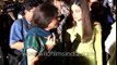 Air kissing Kareena Kapoor  Sunil Shetty  Abhishek Bachchan  Amitabh Bachchan at Bollywood party