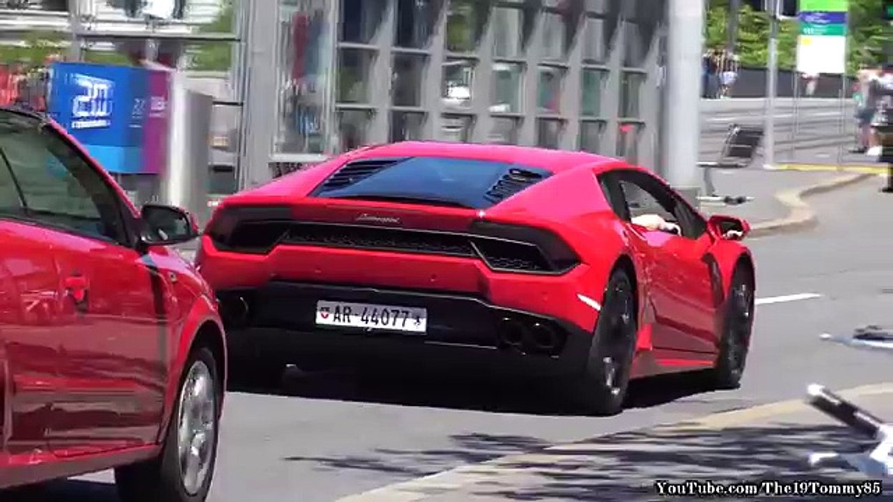 Supercars in Zürich Vol.116 - Aventador, 4x Huracan, 2x Wiesmann, AMG GTC, 430 Scuderia!