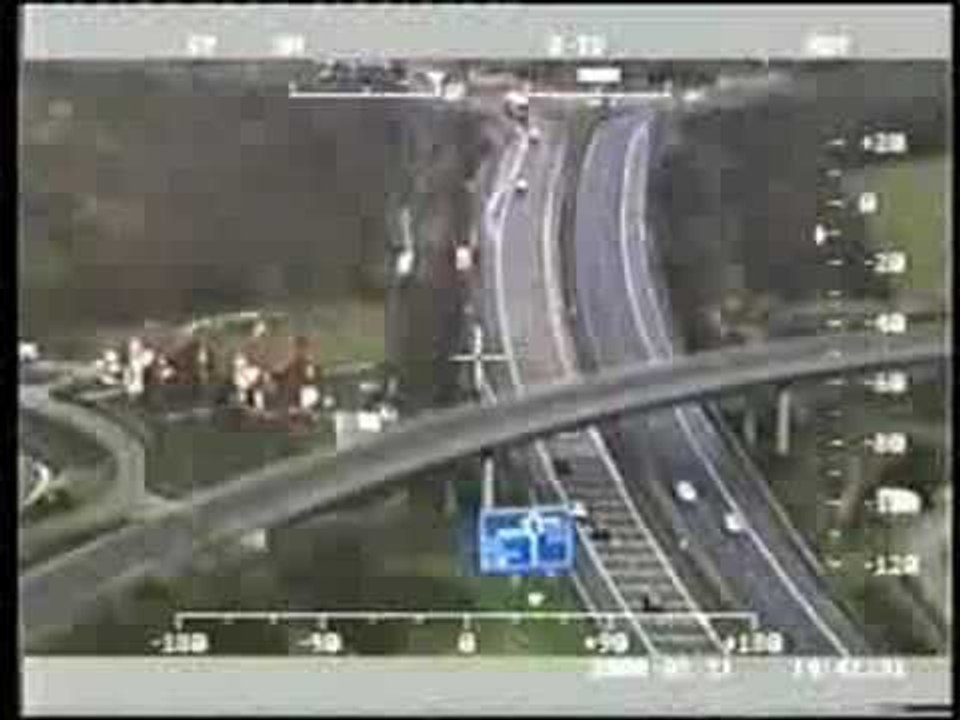 Crazy motorway driver