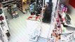 Hero shopkeeper fights back - CCTV