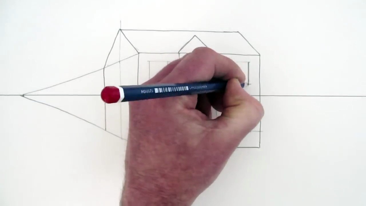 How to Draw a House in One-Point Perspective