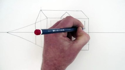 How to Draw a House in One-Point Perspective