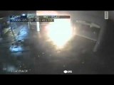 Dumb man firebombs pub, runs off, hits head