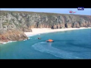 RNLI rescue from Sennen Cove, Cornwall