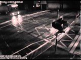 CCTV captures shocking near miss on train crossing