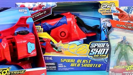 The Amazing Spider-Man 2 Triple Strike Cruiser Spider Strike Spiral Blast Web Shooter And Electro