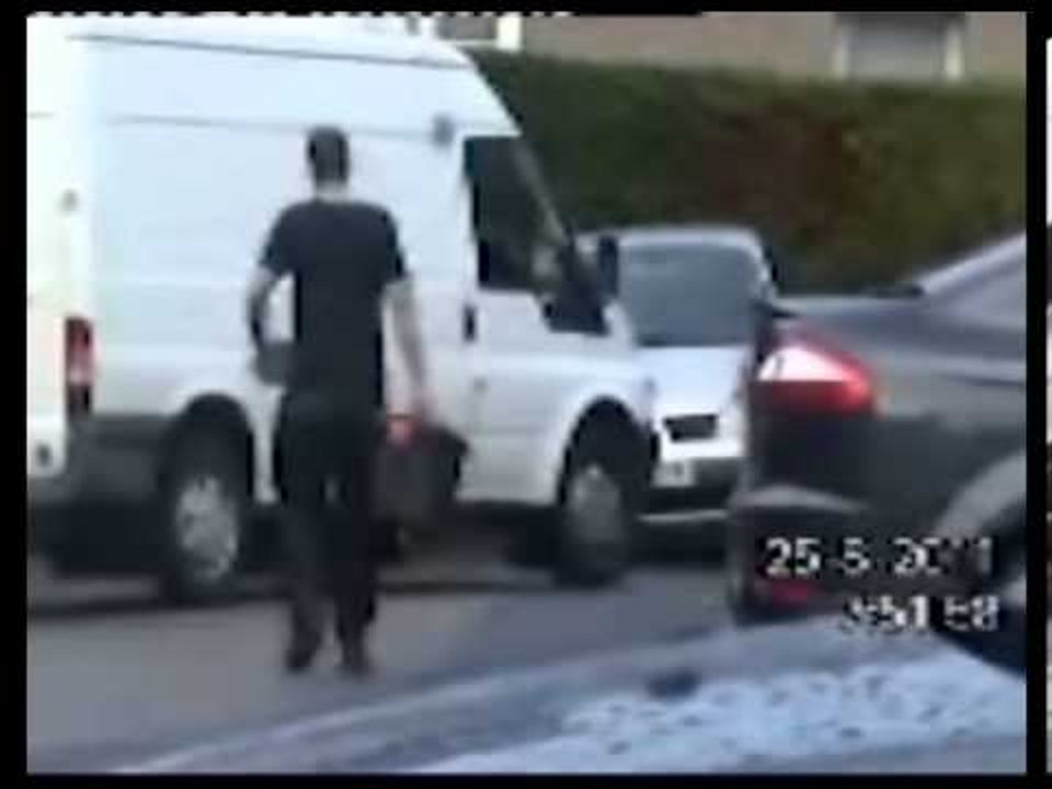 Benefit cheat caught out push starting car