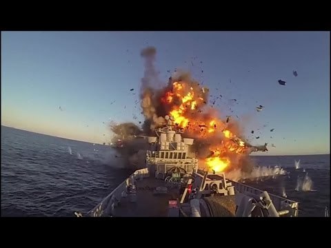 Norwegian Navy Test Missile Strike