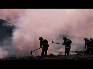Firefighters Tackle Massive Gorse Fire in Dartmoor
