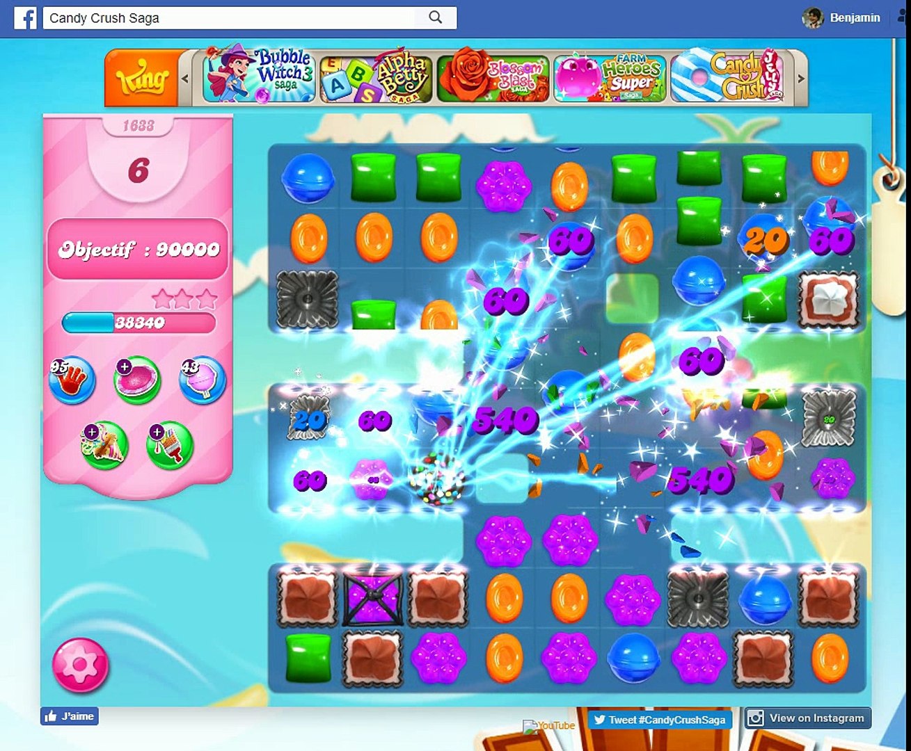 Candy Crush Level 1633 Video Dailymotion