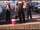 Shocking video of man being tasered in Brighton