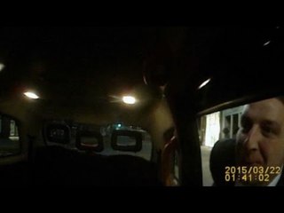 Racist cab passenger refuses to pay and climbs out window