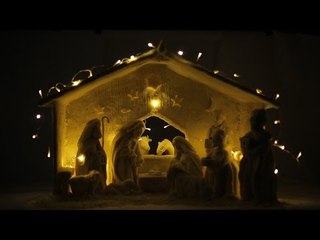 Dairy create nativity scene out of cheddar - including baby Cheesus