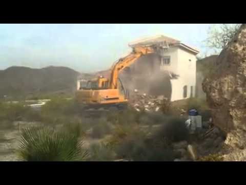 Spanish dream home is demolished by authorities