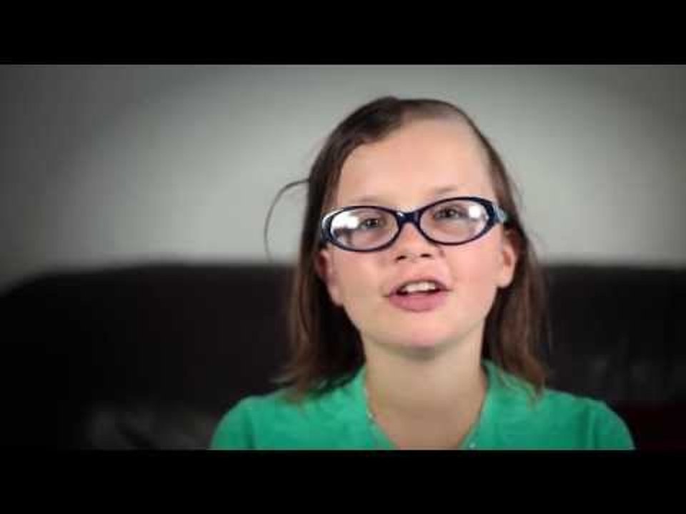 Lauren Uncles (10) who had a golf-ball sized tumour detected during a routine eye test