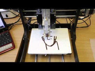 World's first ever 3D chocolate printer