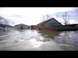 Canoe journey shows deepest flooding on the Somerset Levels