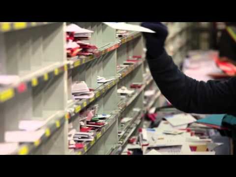 Royal Mail's Worldwide Distribution Centre on the years busiest morning.