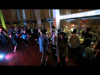 Silent disco in the View from the Shard - 1000ft above London