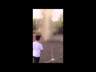Mini Tornado spotted in a Worcester pub car park