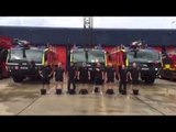 Firemen Ice Bucket Challenge which involves being sprayed with FIRE HOSE.