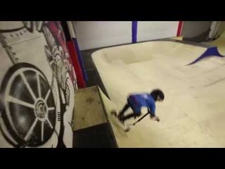 Fearless scooter rider - aged six