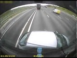 Terrifying lorry shunt caught on SmartWitness dashcam