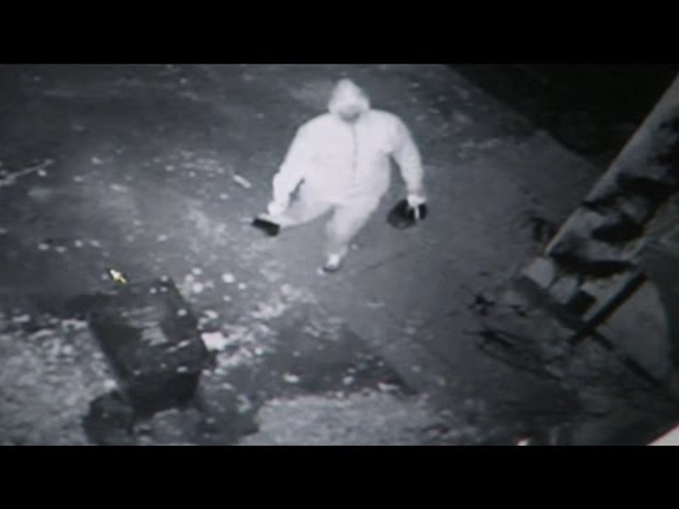 Yob tormenting family caught daubing outside of home in black PAINT