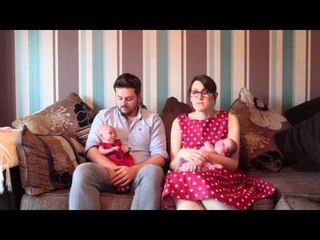 Lady told she was genetically a man has given birth to twin girls.