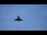 RAF Typhoon takes off to take part in air strikes in Syria