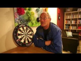 Visually impaired darts player says charity event led to benefits questioning