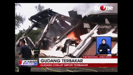 Gedung Coklat Siap Impor Di Bandung Ludes Terbakar
